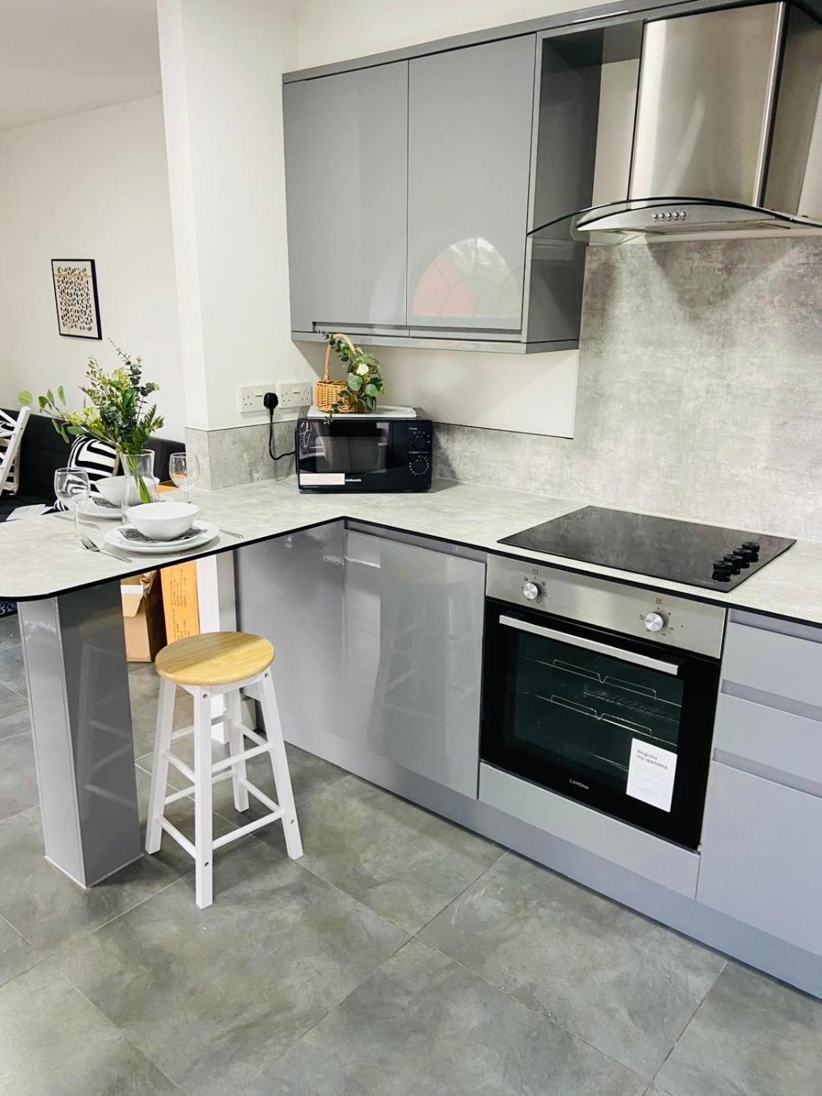 Modern Flat With Free Parking Close To Birmingham Centre Bagian luar foto